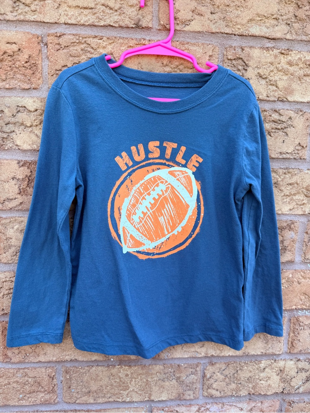 10/$25 • Carters “Hustle” Football Long Sleeve Top
